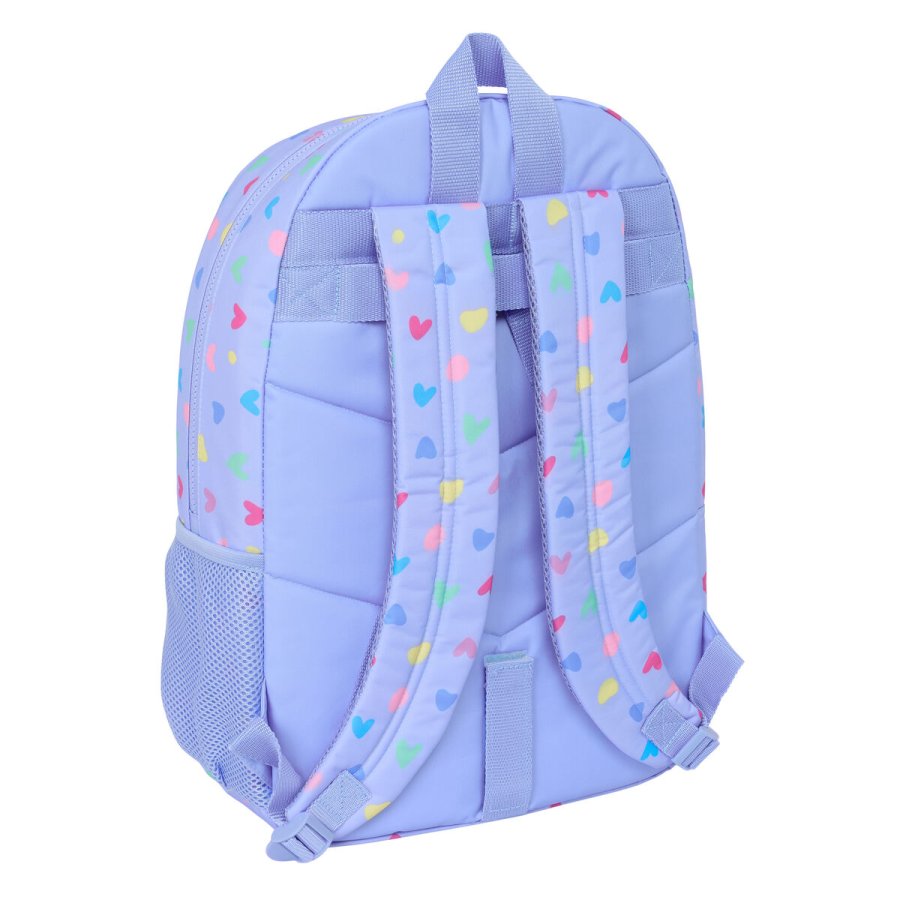 Skoletaske Benetton Lila Syren 30 x 46 x 14 cm #2