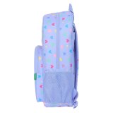 Skoletaske Benetton Lila Syren 30 x 46 x 14 cm #3