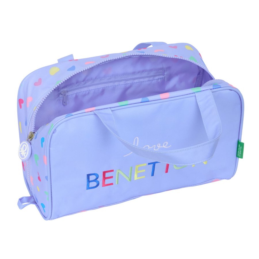 Rejsetoilettaske Benetton Lila Syren 31 x 14 x 19 cm #2