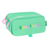Tredobbelt bretaske Benetton Mint Grn 21,5 x 10 x 8 cm #1