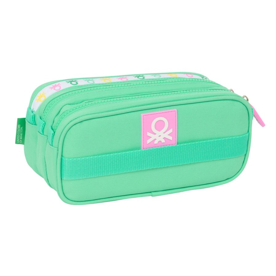 Tredobbelt bretaske Benetton Mint Grn 21,5 x 10 x 8 cm #4