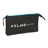 Tredobbelt bretaske Kelme Iron Sort 22 x 12 x 3 cm #1