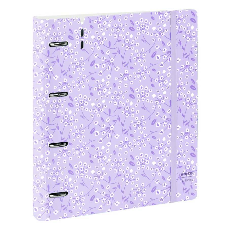 Ringbind Safta Light purple flowers Lilla 27 X 32 X 4 cm #2