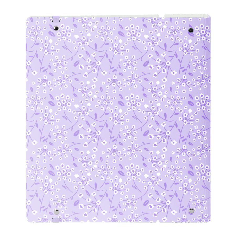 Ringbind Safta Light purple flowers Lilla 27 X 32 X 4 cm #3