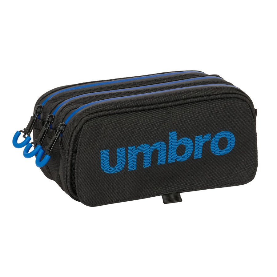 Tredobbelt bretaske Kelme Jet black Sort 21,5 x 10 x 8 cm #1