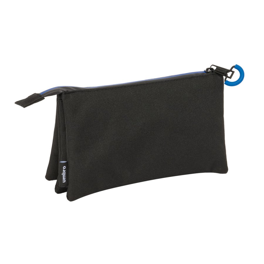 Tredobbelt bretaske Kelme Jet black Sort 22 x 12 x 3 cm #3