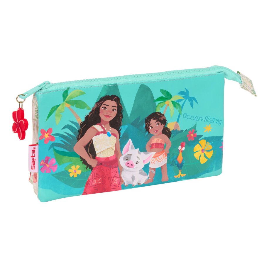 Tredobbelt bretaske Vaiana Bl Beige 22 x 12 x 3 cm #1