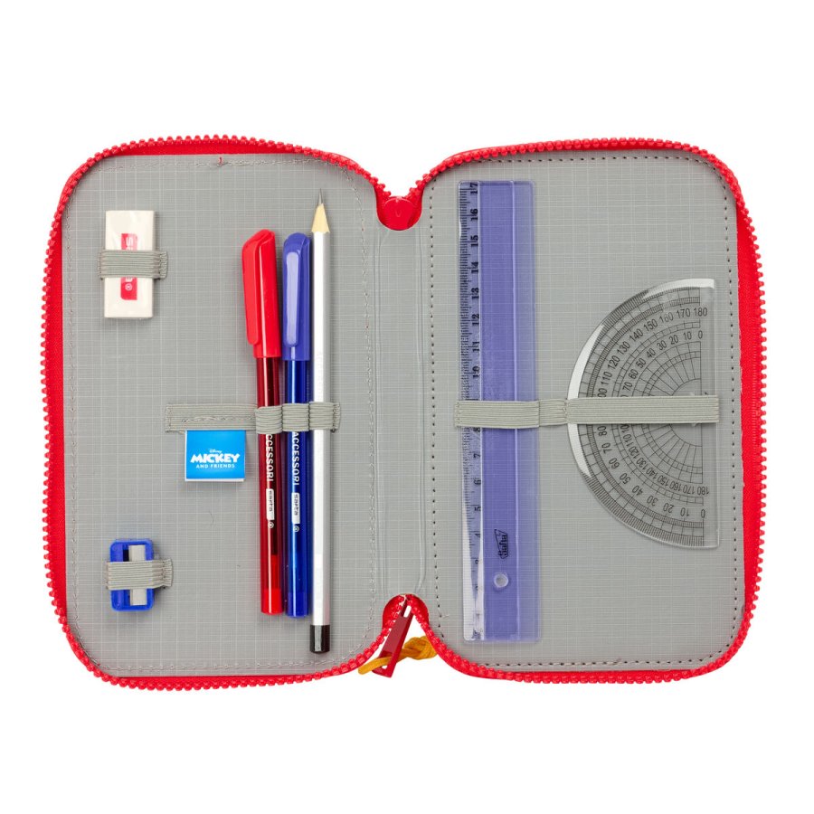 Tredobbelt Penalhus Mickey Mouse Clubhouse Good day Bl 12,5 x 19,5 x 5,5 cm 37 Dele #2