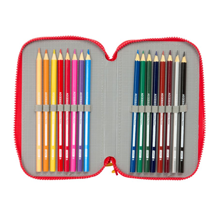 Tredobbelt Penalhus Mickey Mouse Clubhouse Good day Bl 12,5 x 19,5 x 5,5 cm 37 Dele #4