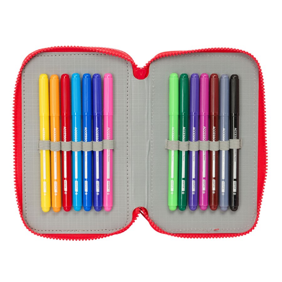 Tredobbelt Penalhus Mickey Mouse Clubhouse Good day Bl 12,5 x 19,5 x 5,5 cm 37 Dele #6