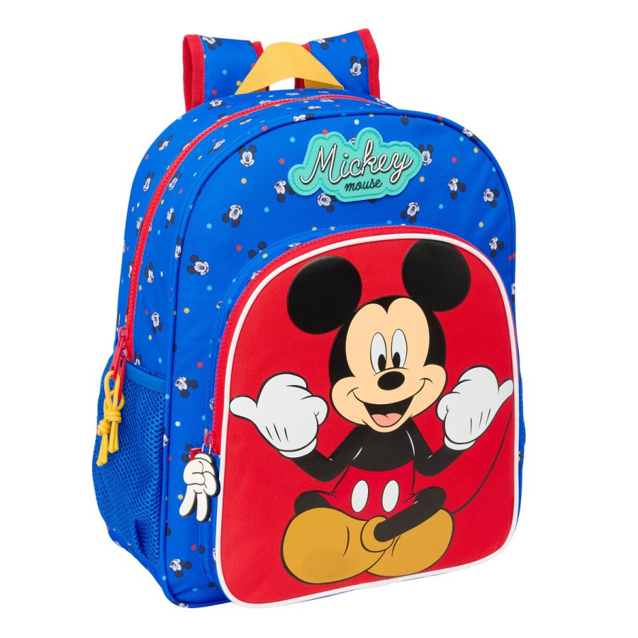 Skoletaske Mickey Mouse Clubhouse Good day Bl 32 x 38 x 12 cm #1
