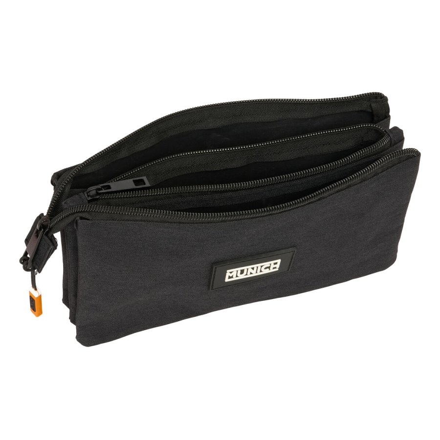 Tredobbelt bretaske Munich Lagoon Sort 22 x 12 x 3 cm #2