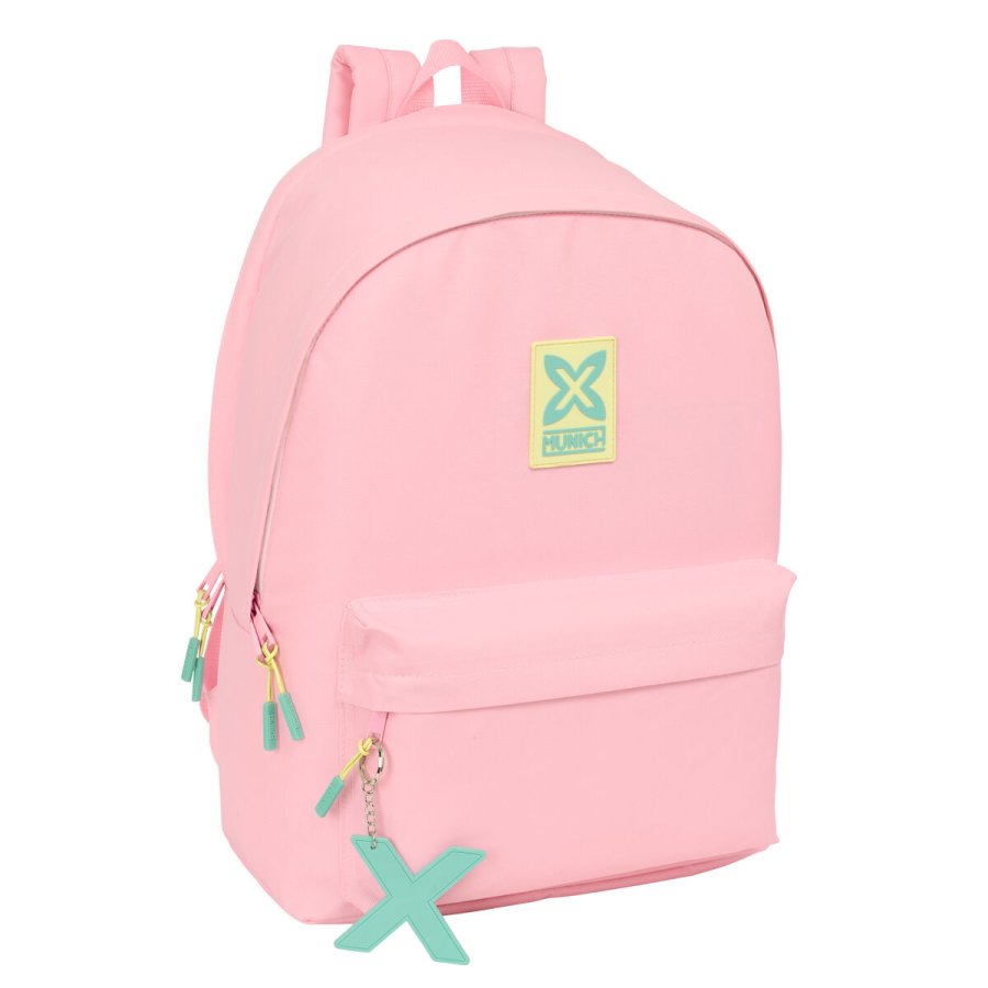 Skoletaske Munich +usb munich Pink 31 x 44 x 18 cm #1