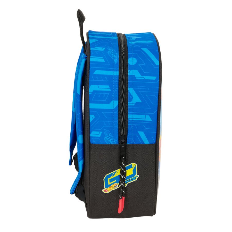 Skoletaske Hot Wheels Let's race Bl Sort 22 x 27 x 10 cm #2