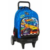 Skoletaske Hot Wheels Let's race Bl Sort 33 x 45 x 22 cm #1