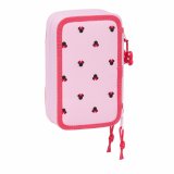 Tredobbelt Penalhus Minnie Mouse Naive Pink 12,5 x 19,5 x 5,5 cm 37 Dele #3