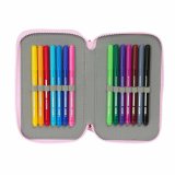 Tredobbelt Penalhus Minnie Mouse Naive Pink 12,5 x 19,5 x 5,5 cm 37 Dele #5