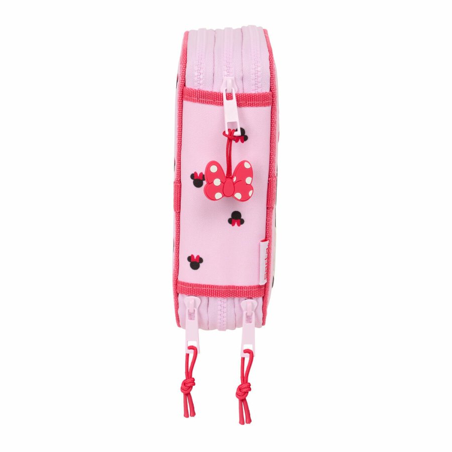 Tredobbelt Penalhus Minnie Mouse Naive Pink 12,5 x 19,5 x 5,5 cm 37 Dele #6