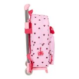 Skolerygsk med Hjul Minnie Mouse Naive Pink 28 x 34 x 10 cm #2