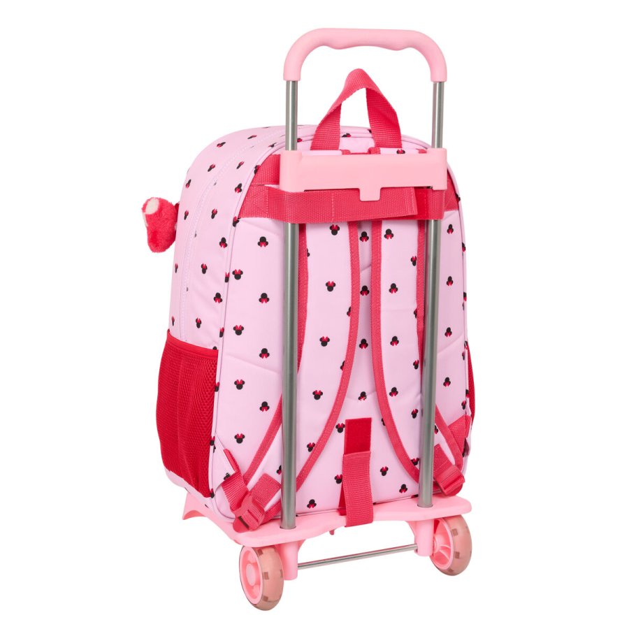 Skolerygsk med Hjul Minnie Mouse Naive Pink 33 x 42 x 14 cm #3