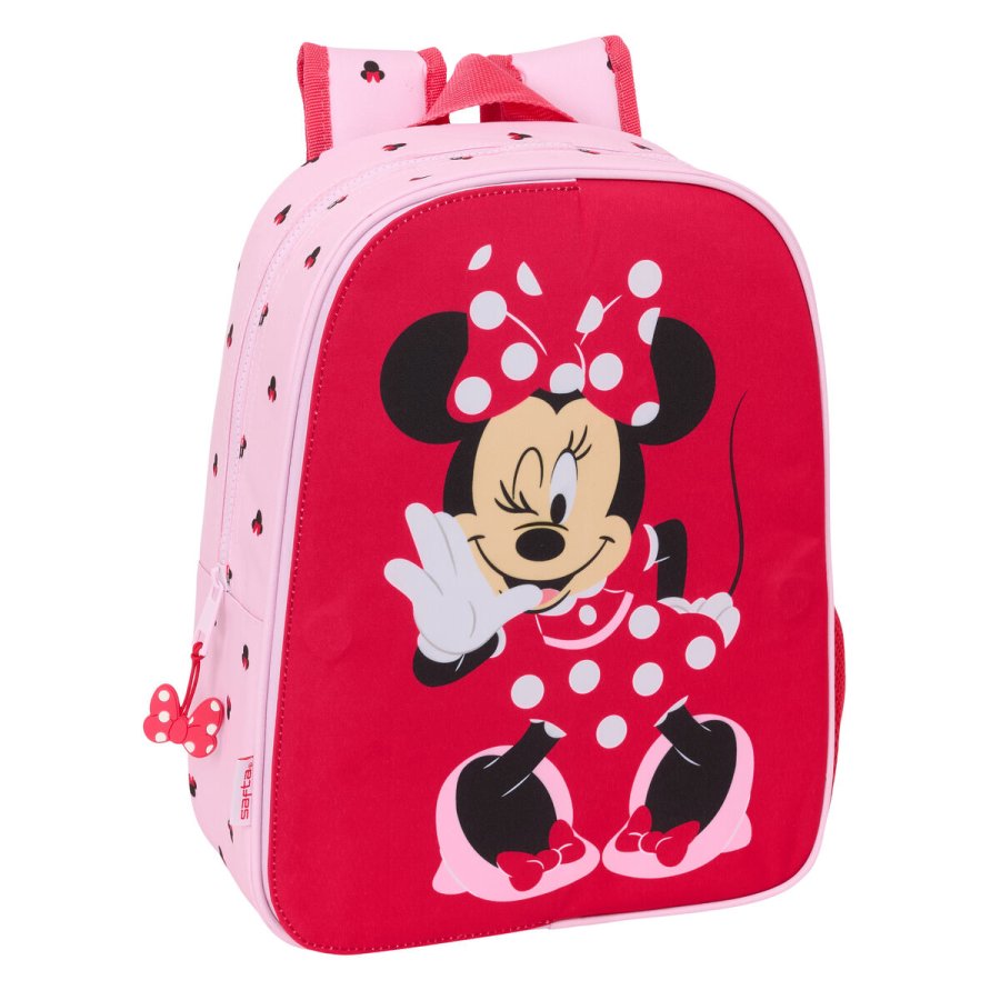 Skoletaske Minnie Mouse Naive Pink 26 x 34 x 11 cm #1