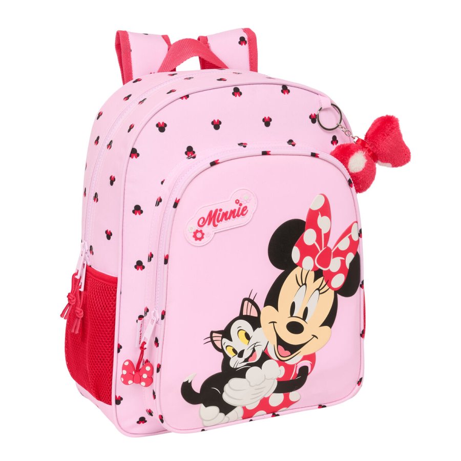Skoletaske Minnie Mouse Naive Pink 32 x 38 x 12 cm #1