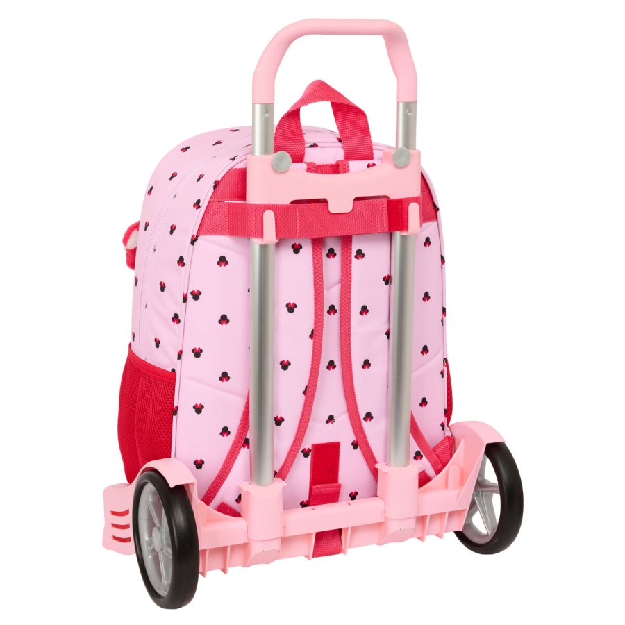 Skolerygsk med Hjul Minnie Mouse Naive Pink 33 x 42 x 14 cm #2