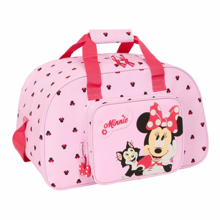 Sportstaske Minnie Mouse Naive Pink 40 x 24 x 23 cm #1