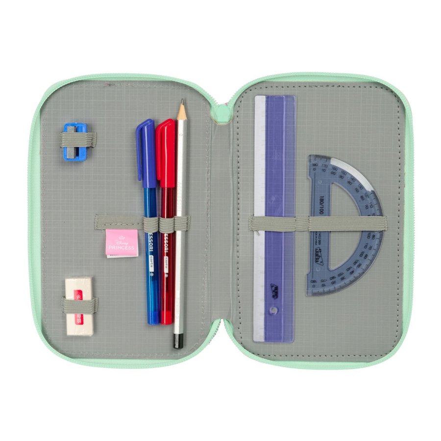 Penalhus med Tilbehr Disney Princess Bloom Pink Akvamarin 12,5 x 19,5 x 5,5 cm 37 Dele #2