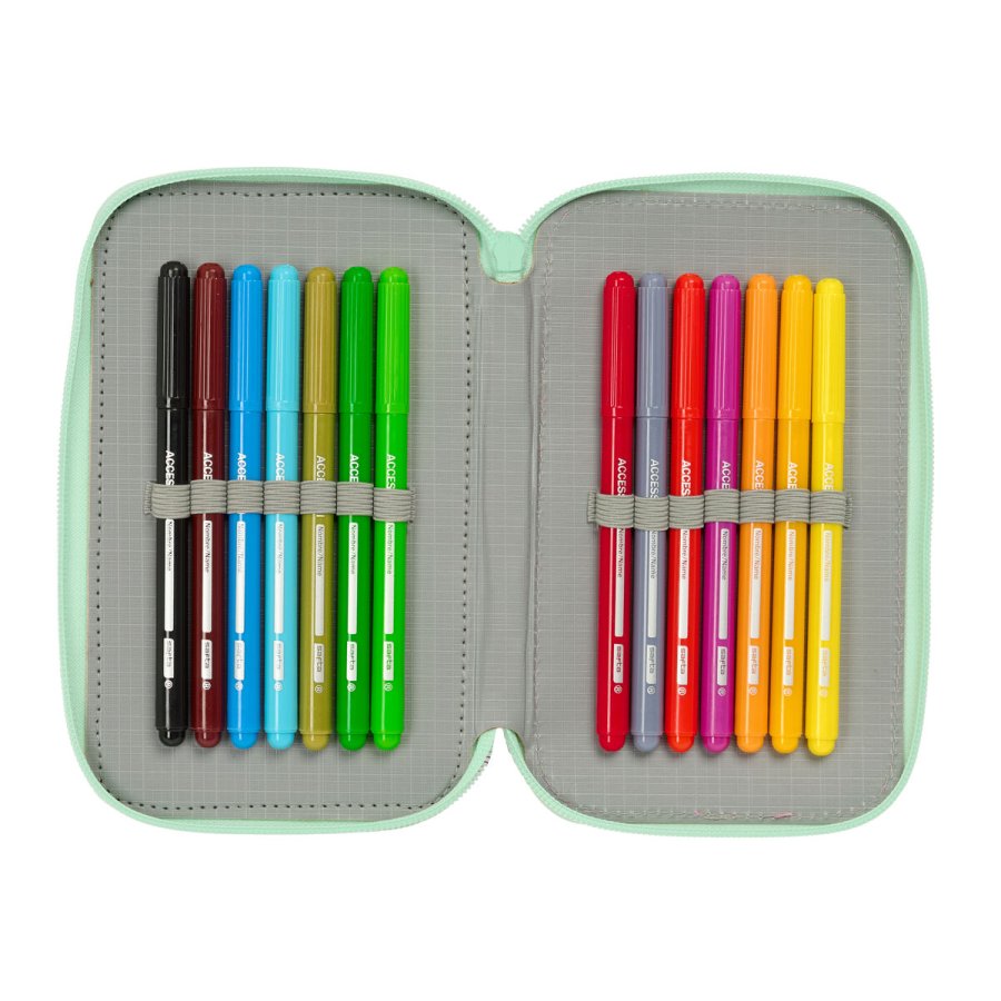 Penalhus med Tilbehr Disney Princess Bloom Pink Akvamarin 12,5 x 19,5 x 5,5 cm 37 Dele #6