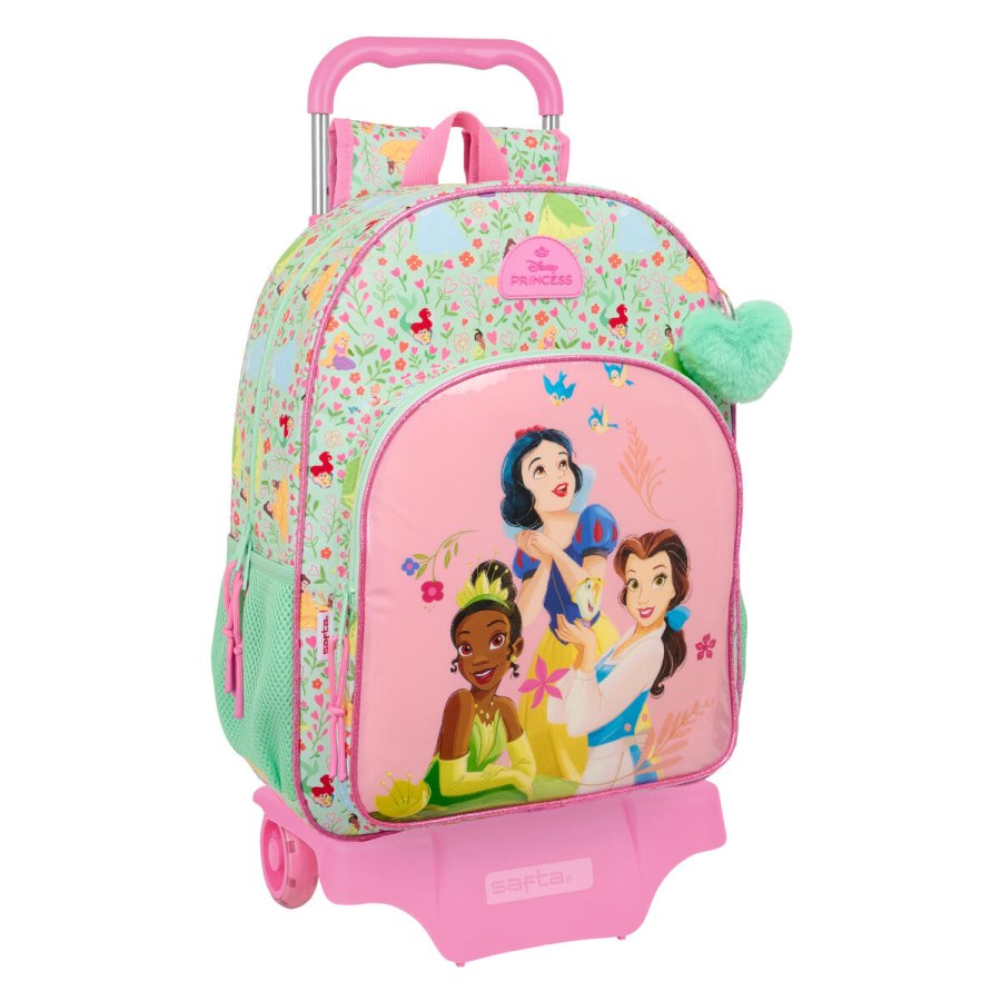 Skoletaske Disney Princess Bloom Grn Pink 33 x 42 x 14 cm #1