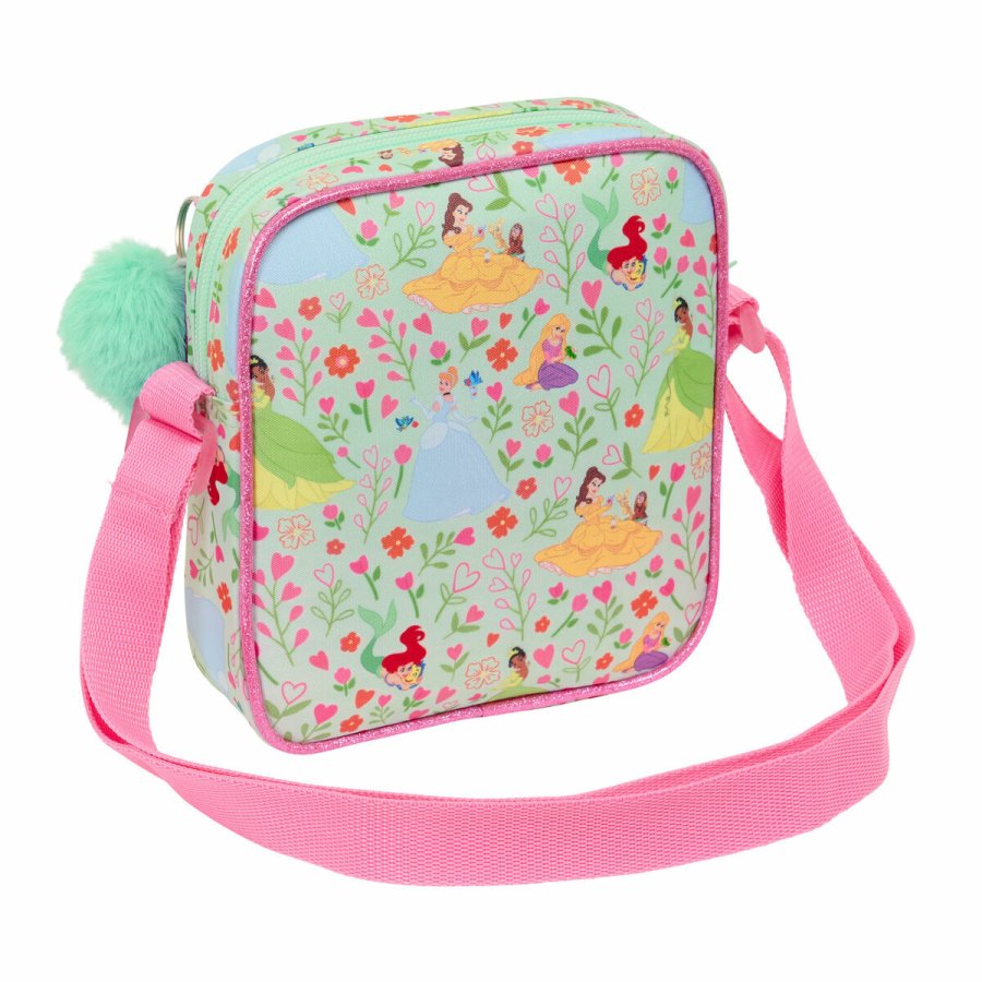 Skuldertaske Disney Princess Bloom Grn Pink 16 x 18 x 4 cm #3