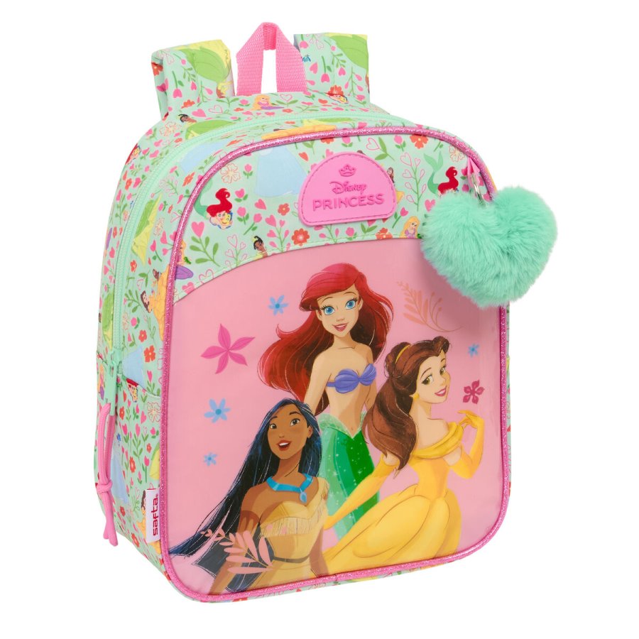 Skoletaske Disney Princess Bloom Grn Pink 22 x 27 x 10 cm #1