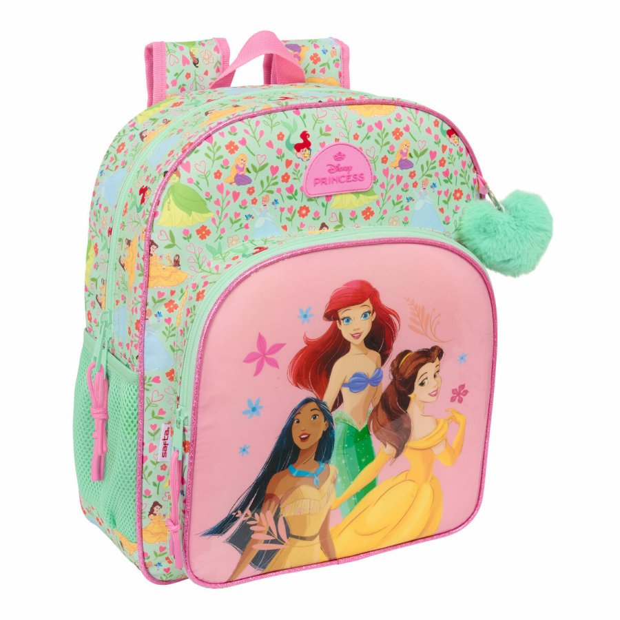 Skoletaske Disney Princess Bloom Grn Pink 32 x 38 x 12 cm #1