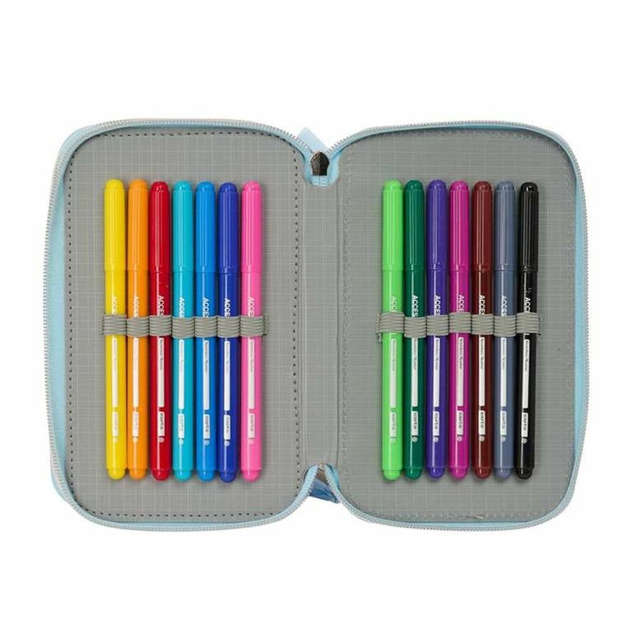 Tredobbelt Penalhus Frozen Ice magic 12,5 x 19,5 x 5,5 cm #5