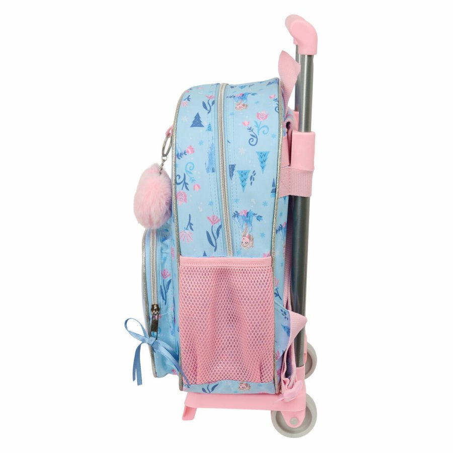Skolerygsk med Hjul Frozen Ice magic Bl 28 x 34 x 10 cm #2