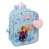 Skoletaske Frozen Ice magic Lysebl 22 x 27 x 10 cm #1