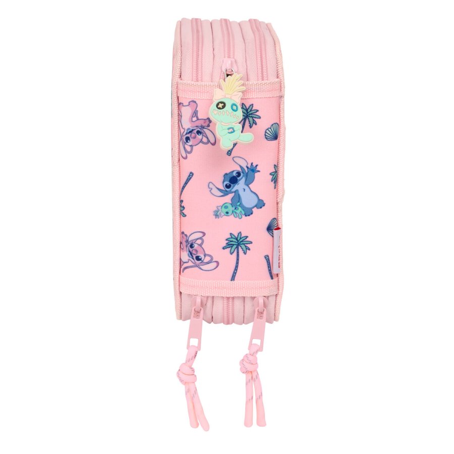 Penalhus med Tilbehr Lilo & Stitch Beach Pink 12,5 x 19,5 x 5,5 cm 37 Dele #2