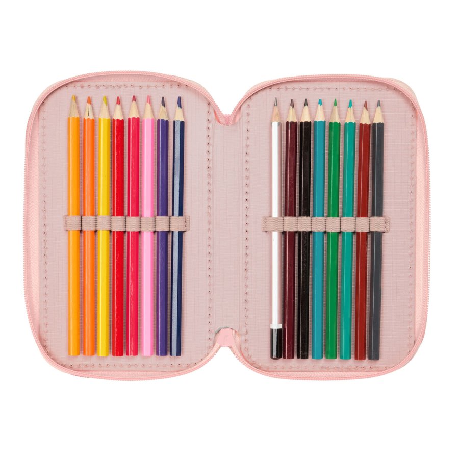 Penalhus med Tilbehr Lilo & Stitch Beach Pink 12,5 x 19,5 x 5,5 cm 37 Dele #4