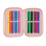 Penalhus med Tilbehr Lilo & Stitch Beach Pink 12,5 x 19,5 x 5,5 cm 37 Dele #5