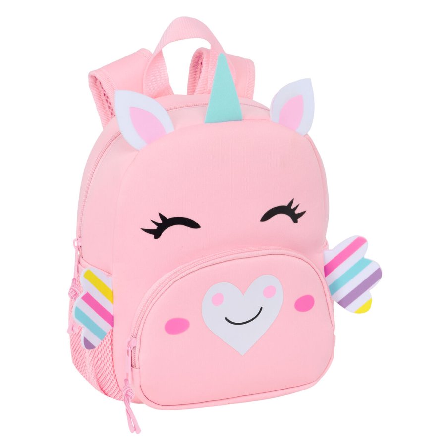 Skoletaske Safta Unicornio Pink 20 x 25 x 9 cm #1
