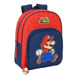 Skoletaske Super Mario Trick Rd Mrkebl 28 x 34 x 10 cm #1