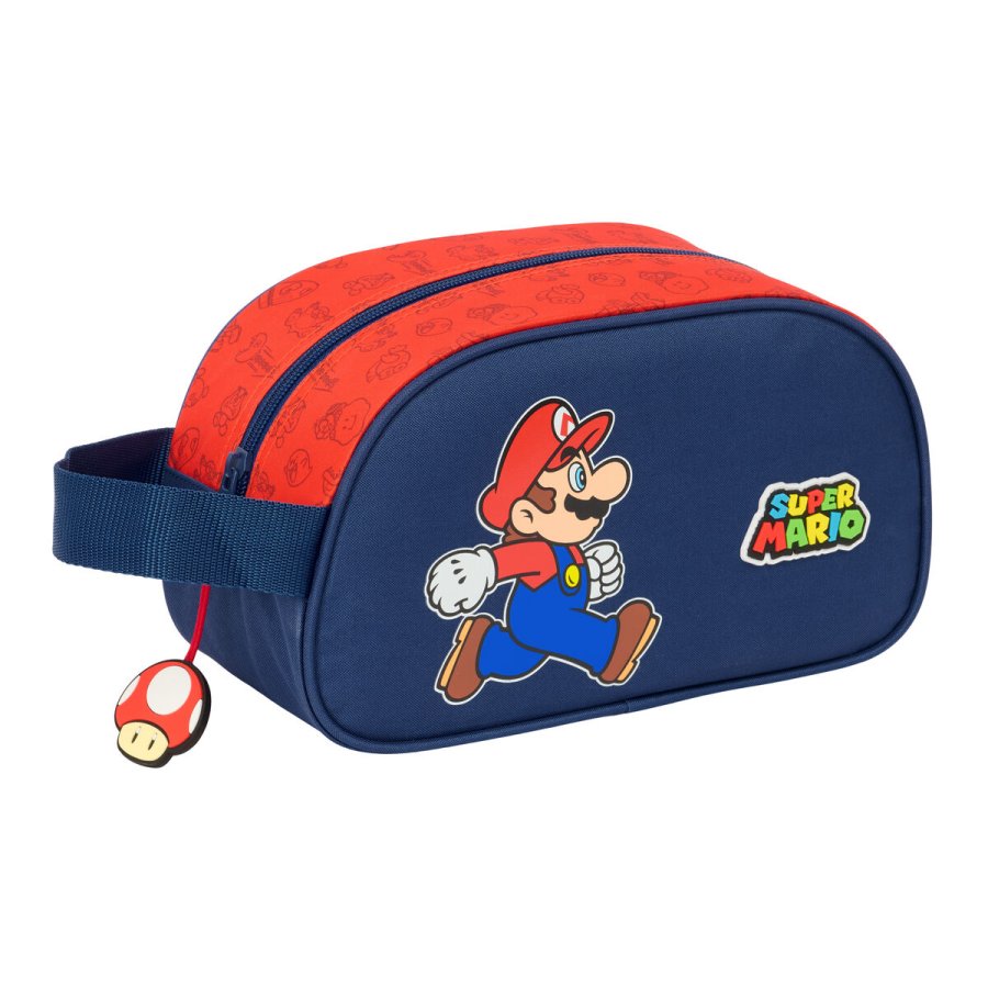 Rejsetoilettaske Super Mario Trick Rd Mrkebl 26 x 15 x 12 cm #1