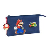 Tredobbelt bretaske Super Mario Trick Rd Mrkebl 22 x 12 x 3 cm #1