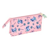 Tredobbelt bretaske Lilo & Stitch Beach Pink 22 x 12 x 3 cm #2