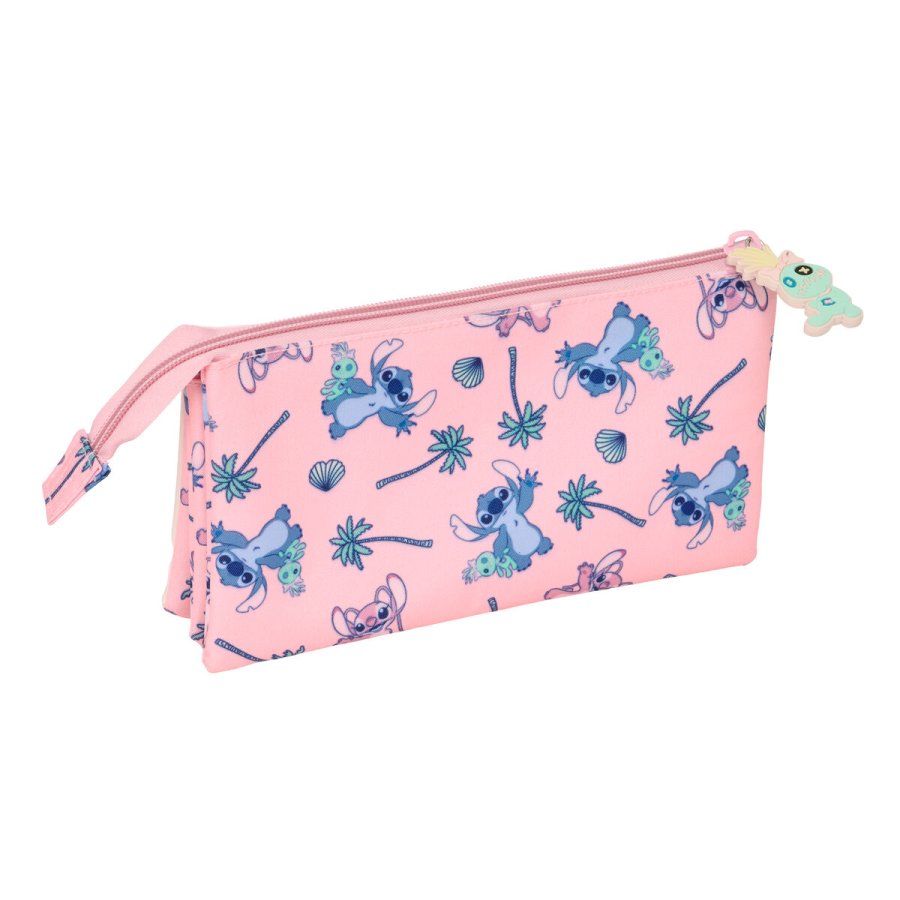 Tredobbelt bretaske Lilo & Stitch Beach Pink 22 x 12 x 3 cm #2