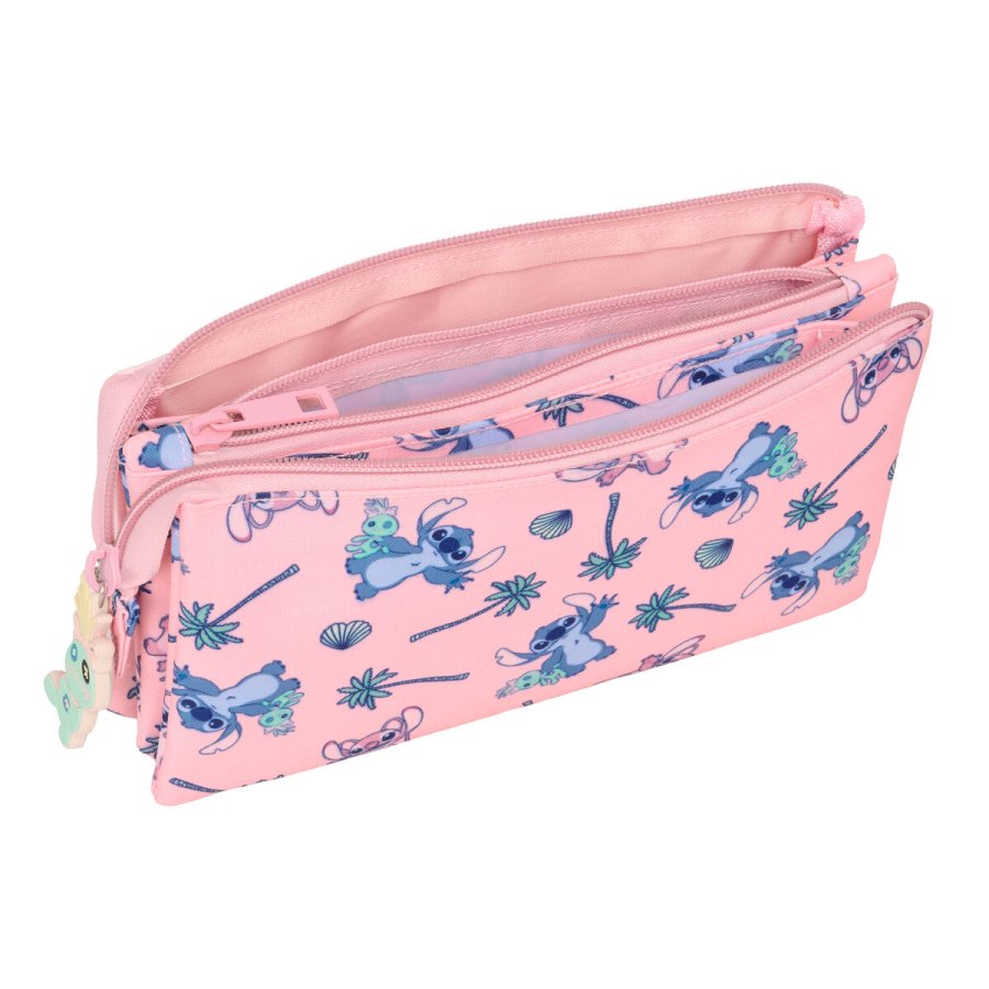 Tredobbelt bretaske Lilo & Stitch Beach Pink 22 x 12 x 3 cm #3