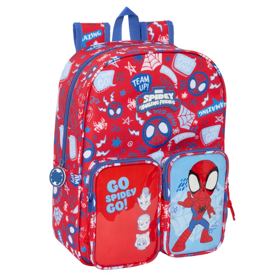 Skoletaske Spider-Man Rescue Bl Rd 26 x 34 x 11 cm #1