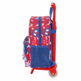 Skolerygsk med Hjul Spider-Man Rescue Bl Rd 22 x 27 x 10 cm #2