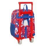 Skolerygsk med Hjul Spider-Man Rescue Bl Rd 22 x 27 x 10 cm #3